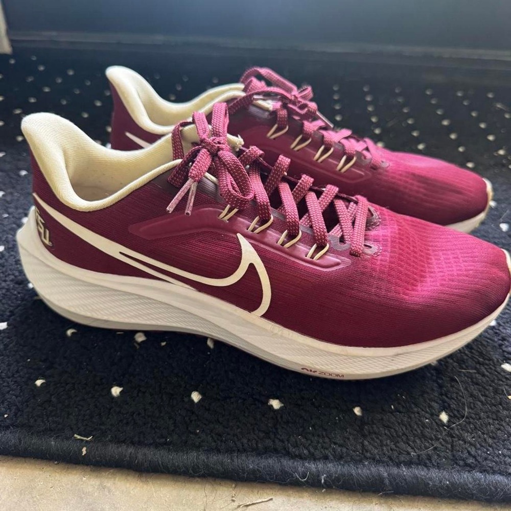 Men's NWOT Nike Pegasus FSU maroon and cream sneakers